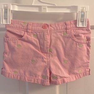 Janie and Jack girls shorts, size 12-18 months